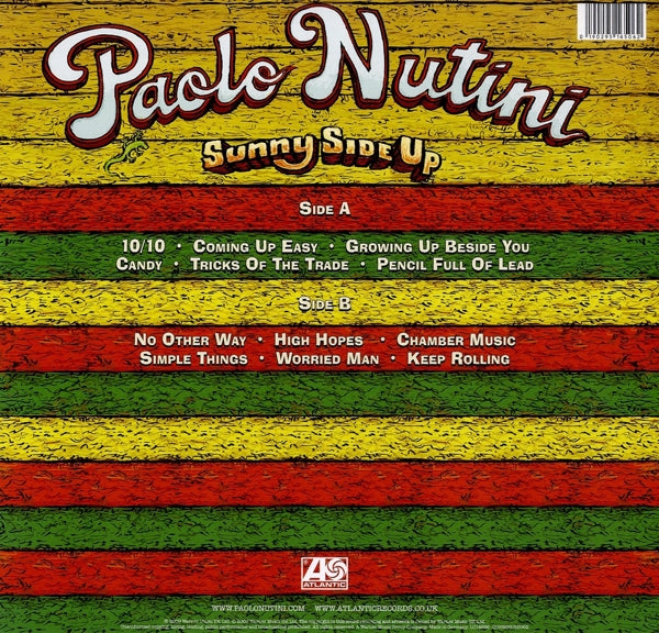 Paolo Nutini - Sunny Side Up  |  Vinyl LP | Paolo Nutini - Sunny Side Up  (LP) | Records on Vinyl