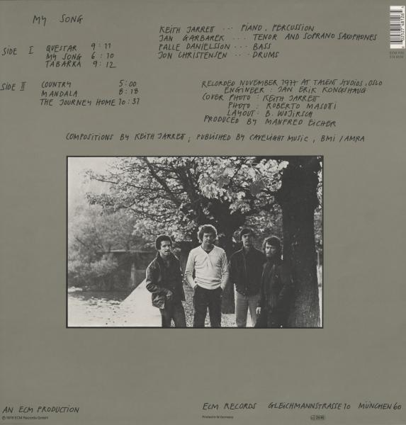 Keith Jarrett - My Song  |  Vinyl LP | Keith Jarrett - My Song  (LP) | Records on Vinyl