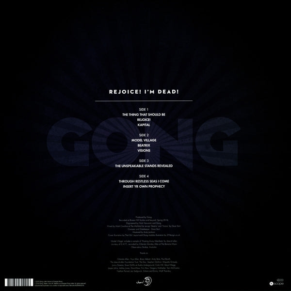 Gong - Rejoice! I'm Dead! |  Vinyl LP | Gong - Rejoice! I'm Dead! (LP) | Records on Vinyl