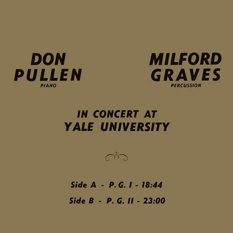  |   | Milford & Don Pullen Graves - In Concert At Yale University (LP) | Records on Vinyl