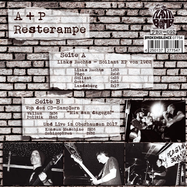 A+P - Resterampe |  Vinyl LP | A+P - Resterampe (LP) | Records on Vinyl