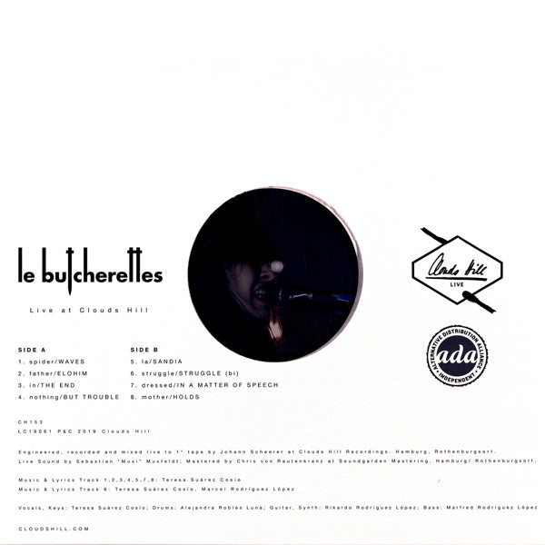 Le Butcherettes - Live At Clouds Hill |  Vinyl LP | Le Butcherettes - Live At Clouds Hill (LP) | Records on Vinyl