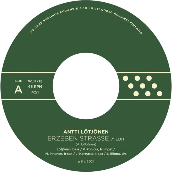  |  7" Single | Antti & Erzeben Koma Laitjainen -  Erzeben Strasse / Erzeben (Single) | Records on Vinyl