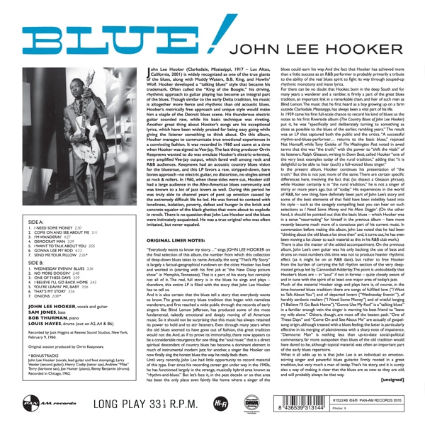 John Lee Hooker - Blue!  |  Vinyl LP | John Lee Hooker - Blue!  (LP) | Records on Vinyl