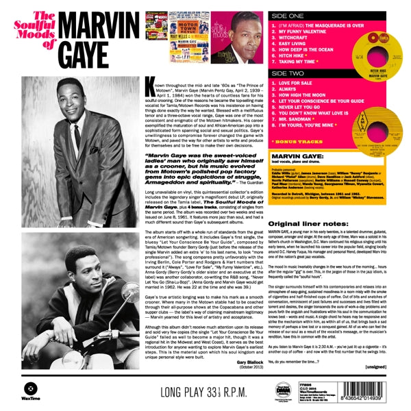 Marvin Gaye - Soulful Moods Of..  |  Vinyl LP | Marvin Gaye - Soulful Moods Of..  (LP) | Records on Vinyl