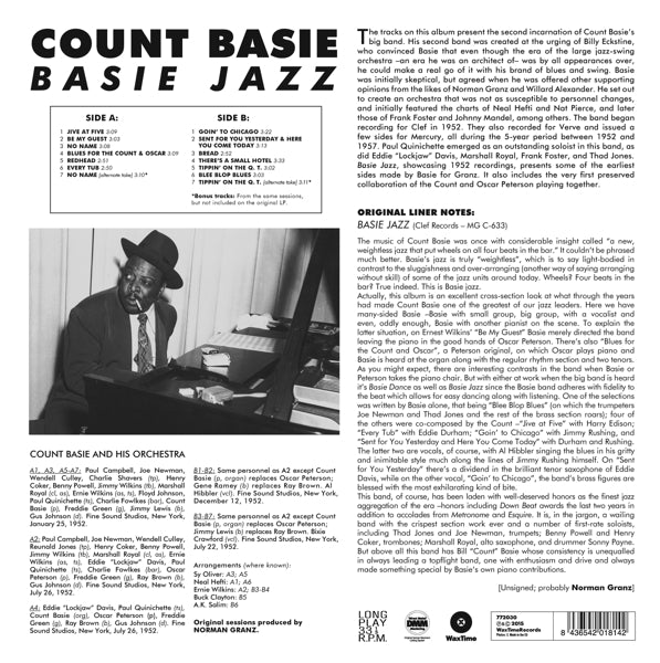Count Basie - Basie Jazz  |  Vinyl LP | Count Basie - Basie Jazz  (LP) | Records on Vinyl