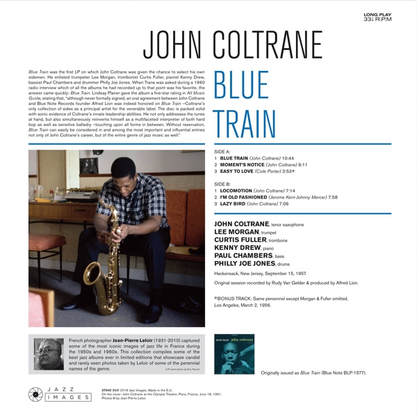 John Coltrane Quartet - Blue Train  |  Vinyl LP | John Coltrane Quartet - Blue Train  (LP) | Records on Vinyl