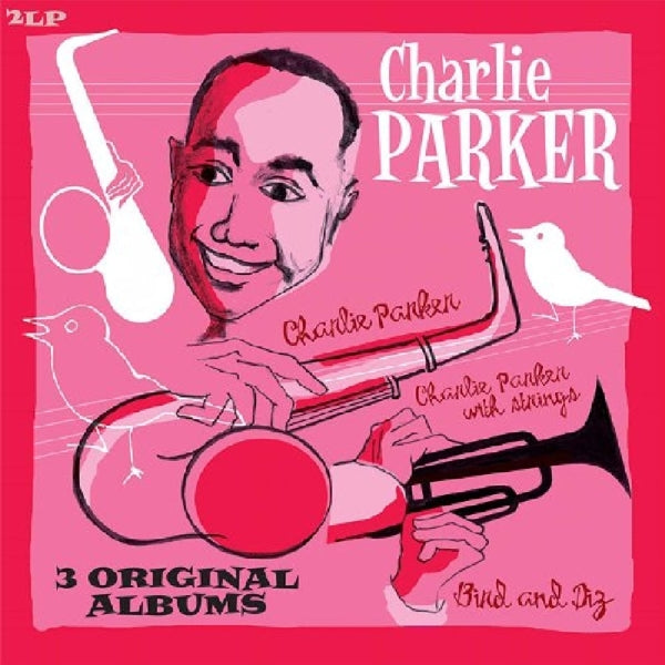 Charlie Parker - 3 Original Albums |  Vinyl LP | Charlie Parker - 3 Original Albums (2 LPs) | Records on Vinyl