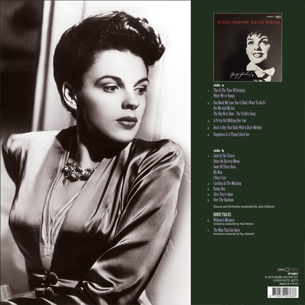 Judy Garland - Miss Show Business  |  Vinyl LP | Judy Garland - Miss Show Business  (LP) | Records on Vinyl